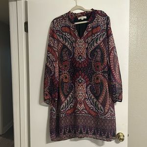 Loft Paisley Print Dress XXL